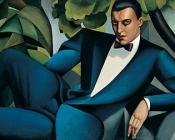 Portrait of marquis d'Afflito - 塔梅拉·德·莱姆皮卡